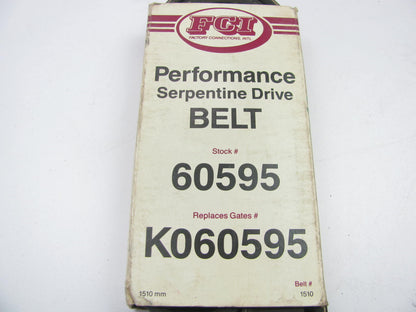 FCI 60595 Serpentine Belt - 0.84'' X 60.00'' - 6 Ribs