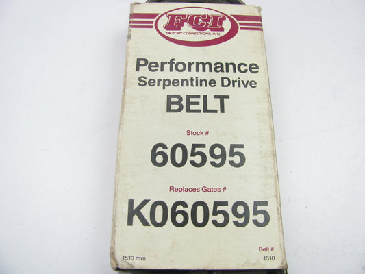 FCI 60595 Serpentine Belt - 0.84'' X 60.00'' - 6 Ribs