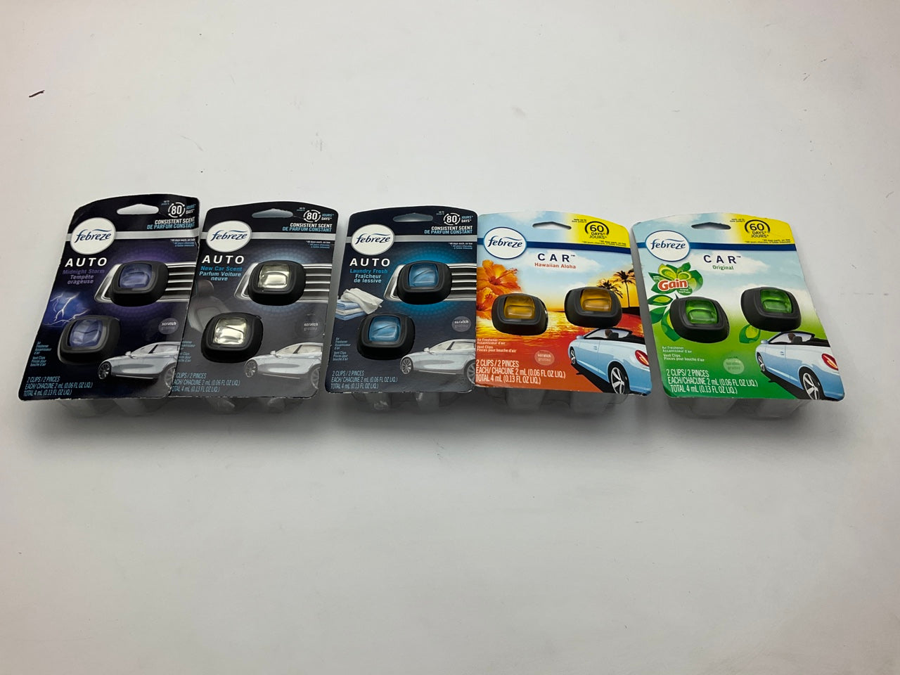 33 Febreze Car Vent Clips Air Freshener Lot
