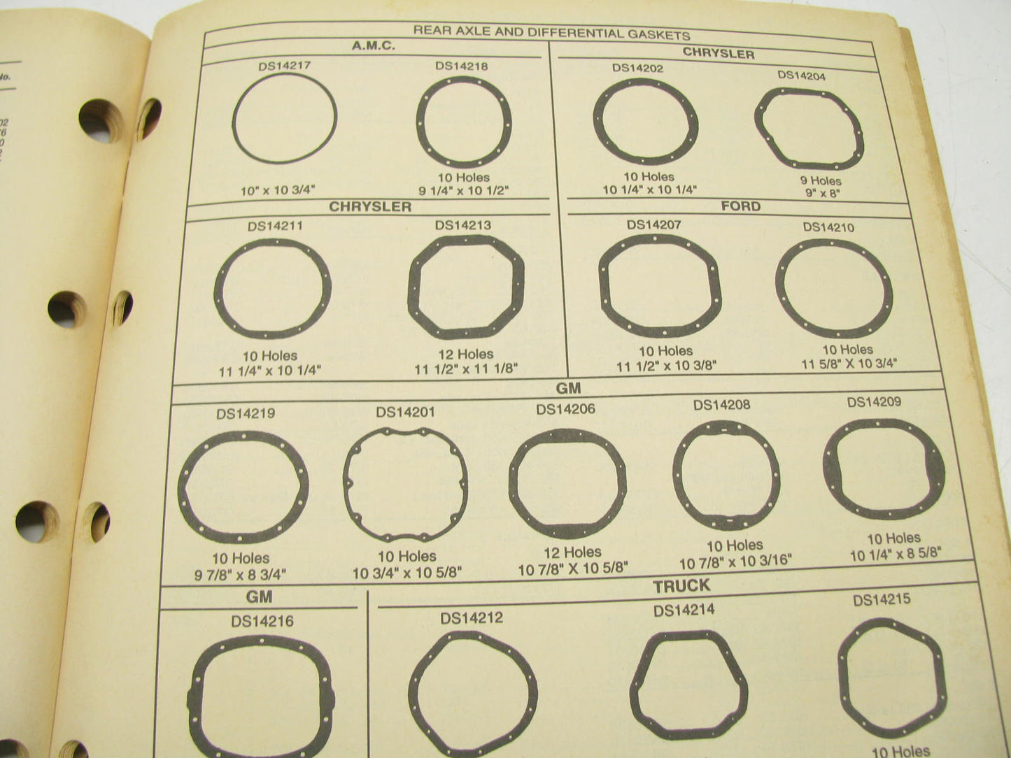 Federal Mogul 1010US Gasket Catalog For USA Vehicles Weatherly #300 1993