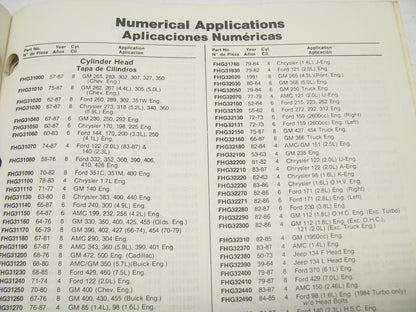 Federal Mogul 1010WT World Trade Gasket Catalog, Interchange Weatherly #300 1989
