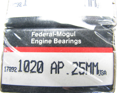 (6) Federal Mogul 1020AP25MM Connecting Rod Bearings .25mm For 85-05 GM 4.3L-V6