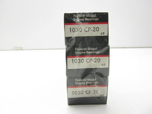 (6) Federal 1030CP20 Connecting Rod Bearings .020'' 1985-1993 IHC DT466 7.6L-L6