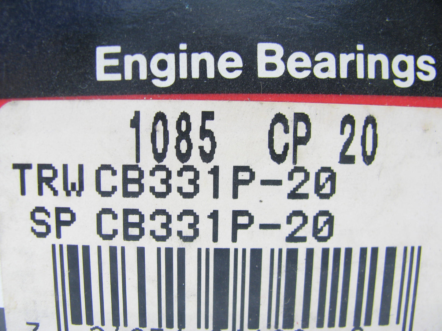 Federal 1085-CP-20 Engine Rod Bearing .020'' Detroit Diesel 2-71 3-71 4-71 6-71