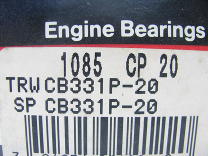 Federal 1085-CP-20 Engine Rod Bearing .020'' Detroit Diesel 2-71 3-71 4-71 6-71