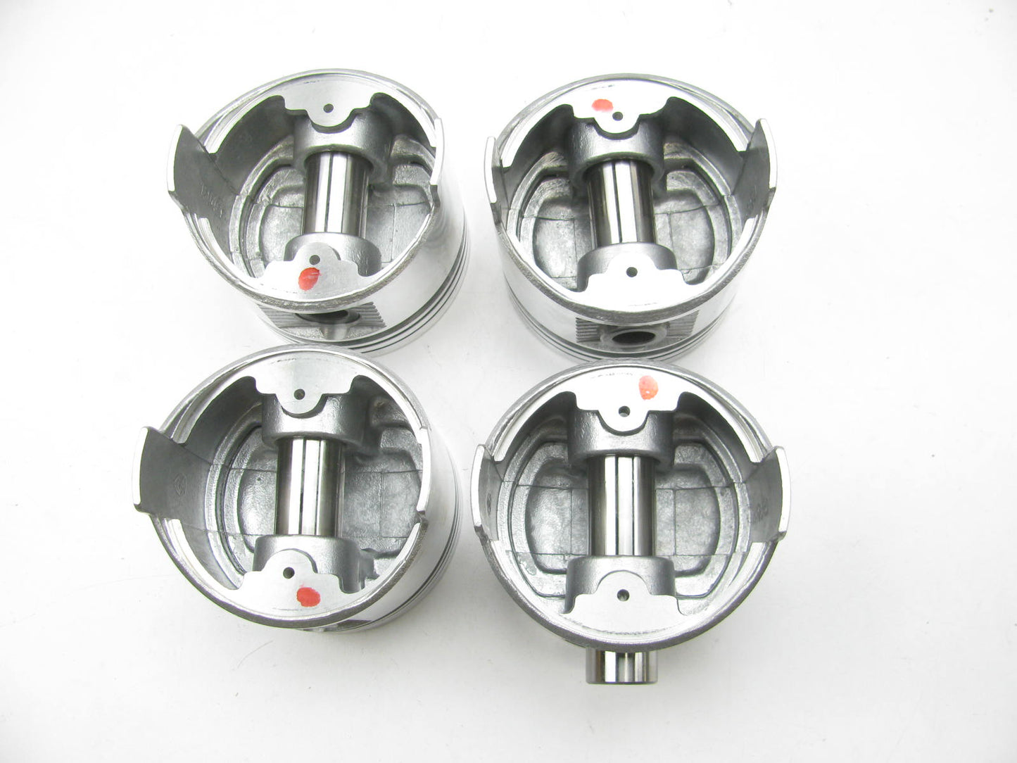 (4) Federal Mogul 12148P-075 Engine Piston .75mm For 1978-1979 Datsun 1.4L A14