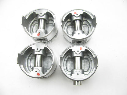 (4) Federal Mogul 12148P-075 Engine Piston .75mm For 1978-1979 Datsun 1.4L A14