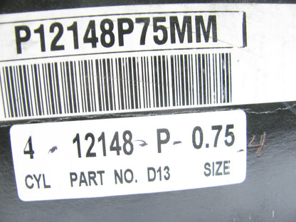 (4) Federal Mogul 12148P-075 Engine Piston .75mm For 1978-1979 Datsun 1.4L A14