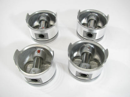 (4) Federal Mogul 12161P-100 Engine Piston 1.00mm 1973 Honda Civic 1.2L-L4