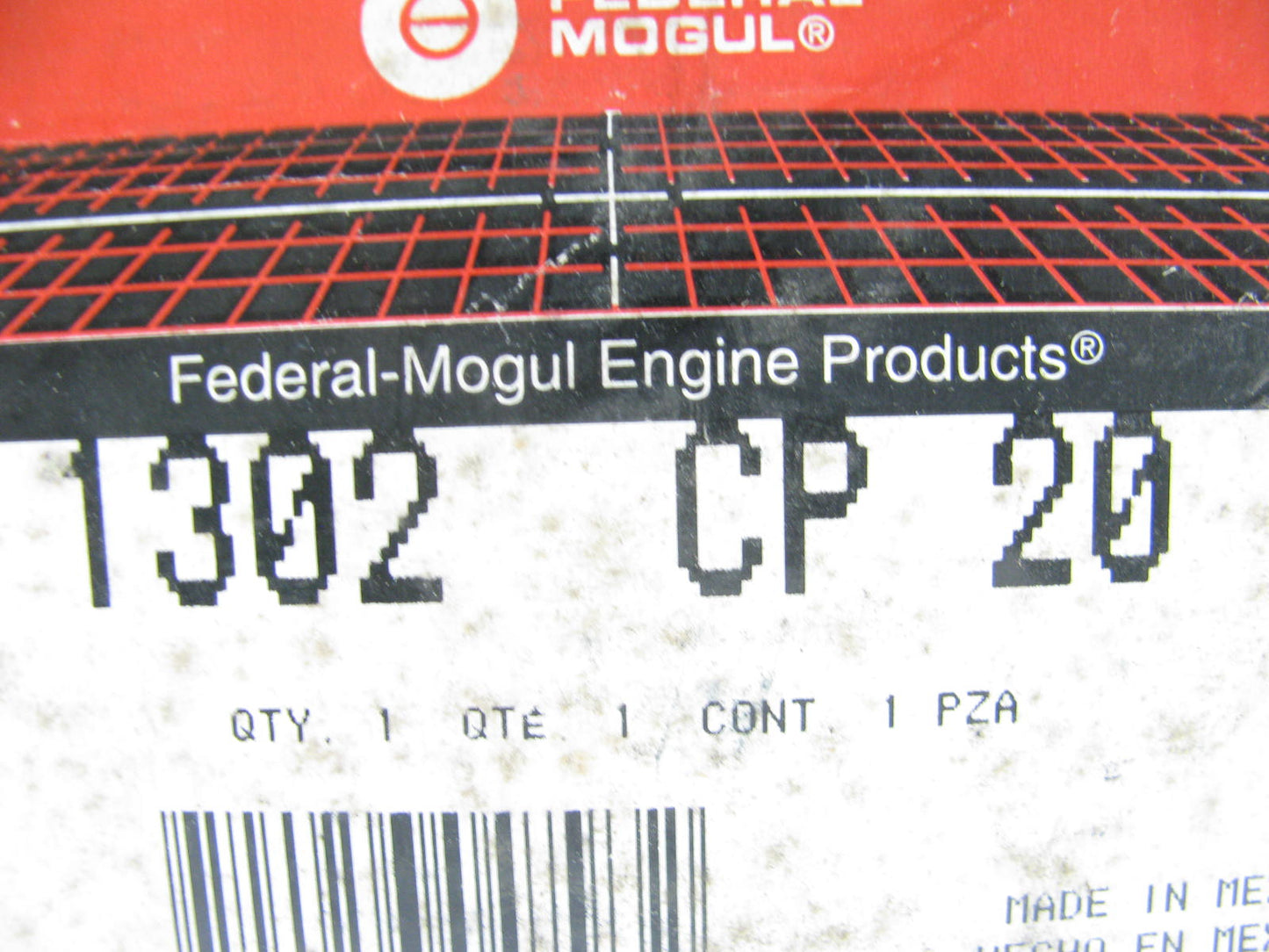 Federal Mogul 1302CP20 #4 Main Bearing .020'' For Waukesha 145GZ 145HK 145HS