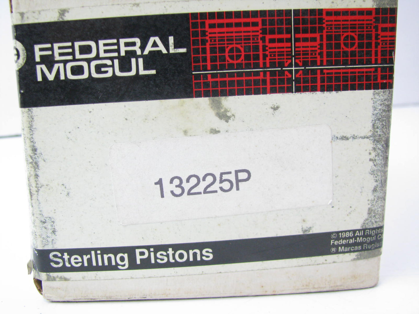 Federal Mogul 13225P Engine Piston - Standard For 1979-1980 Datsun 810 2.4L-L6