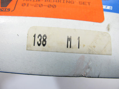 Federal Mogul 138M1 Performance Main Bearings .001'' 1957-67 Chevrolet 283 327-V8