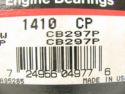 (6) Federal Mogul 1410CP Connecting Rod Bearings - STD Continental 513 572 602