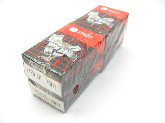 (4) Federal Mogul 1490CP-75MM Connecting Rod Bearings .75mm 1987-1994 GM 2.0L