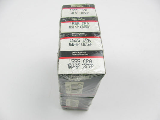 (8) Federal Mogul 1555CPA Connecting Rod Bearings STD For Pontiac 350 400 455-V8