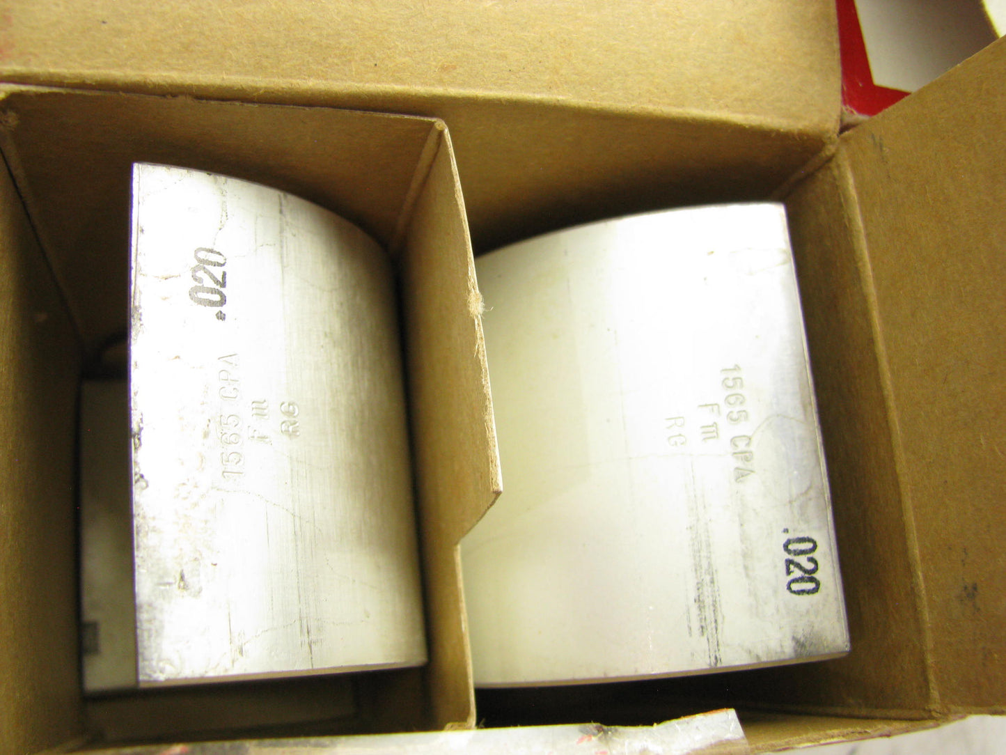 (6) Federal 1565CPA-20 Connecting Rod Bearings .020'' White 260A 270A 280A 290A