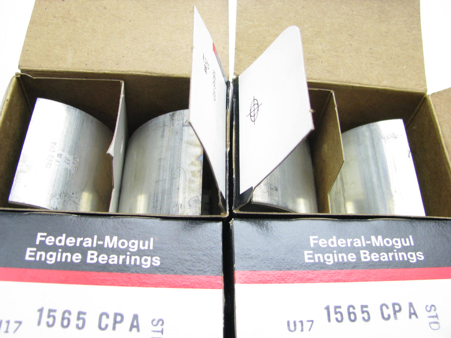 (6) Federal Mogul 1565CPA Connecting Rod Bearings STD White 260A 270A 280A 290A