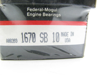 (4) Federal Mogul 1670SB10 Connecting Rod Bearings - .010'' Continental Z120 120