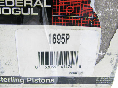 Federal Mogul 1695P Engine Piston IHC Tractor 2.5L 152 C152 L4 3.375'' Bore