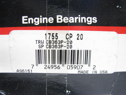 Federal Mogul 1755CP-20 Connecting Rod Bearing .020'' For Mack 605 672 673 707
