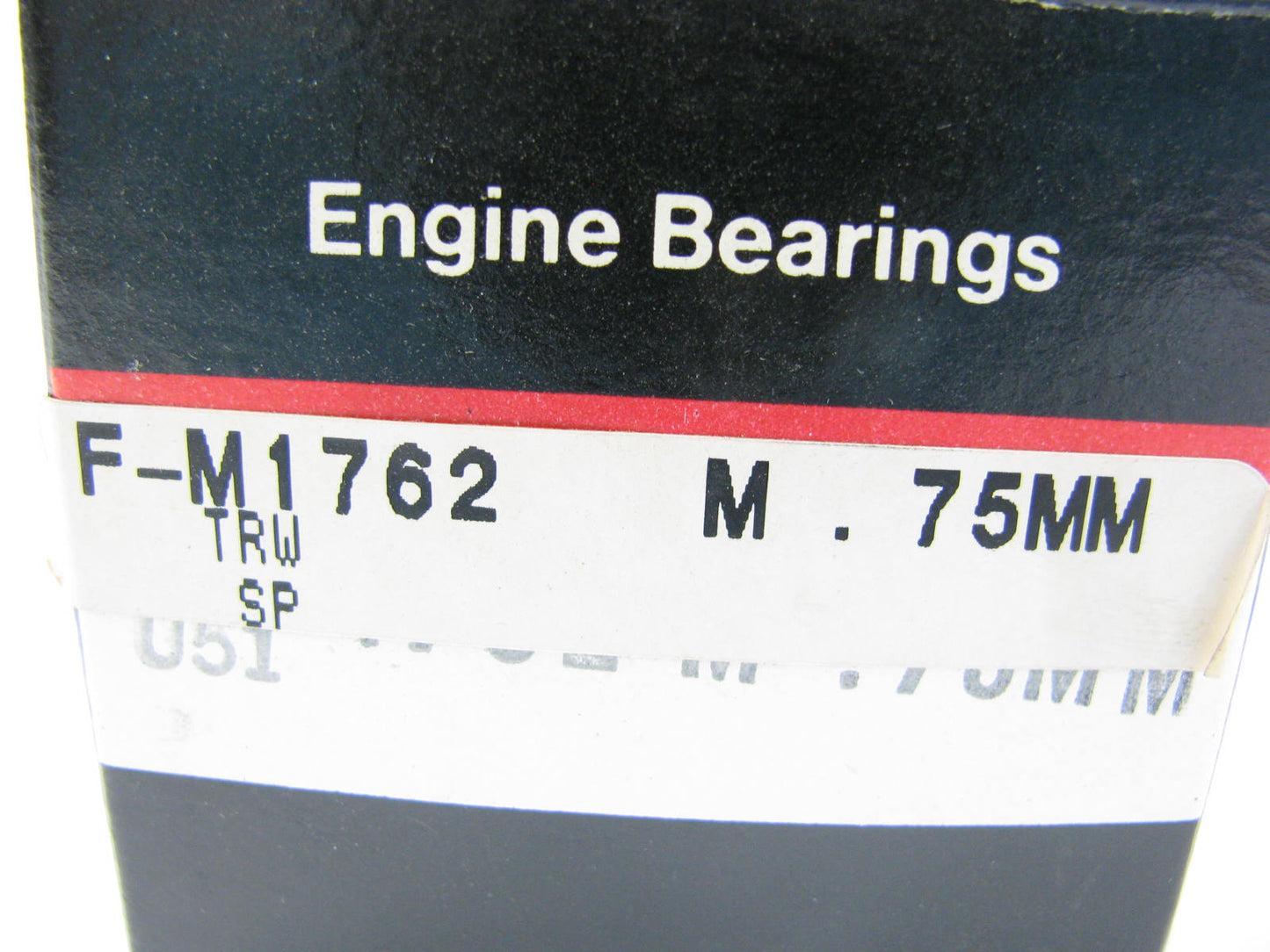 Federal 1762M-75MM Camshaft Bearings .75mm 1979-89 Mercedes 2.2L 2.4L 2.5L 3.0L