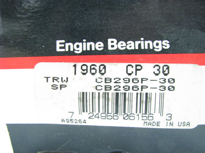 Federal Mogul 1960CP30 Rod Bearing .030'' Cummins H NH NT 448 464 495 672 743 855