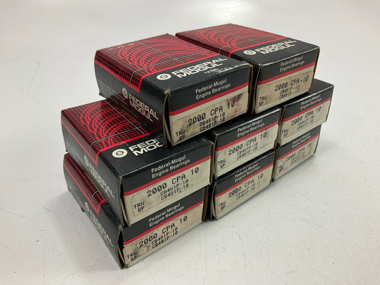 (8) Federal 2000CPA-10 Connecting Rod Bearings .010'' 54-64 Ford Y-Block 239-312