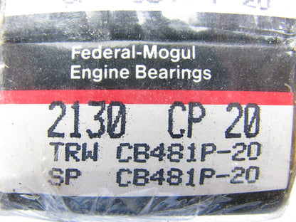(8) Federal 2130CP-20 Connecting Rod Bearings .020'' For Chrysler 318 340 360-V8