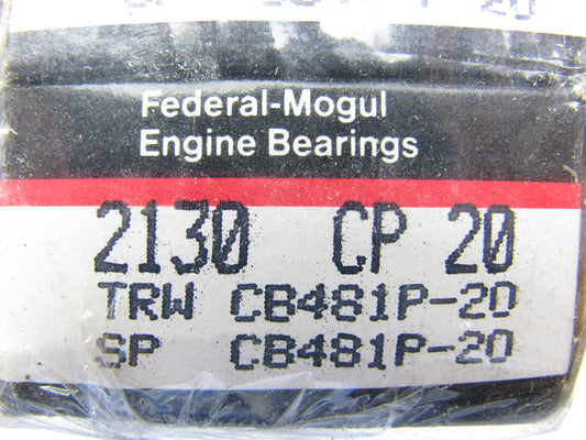 (8) Federal 2130CP-20 Connecting Rod Bearings .020'' For Chrysler 318 340 360-V8
