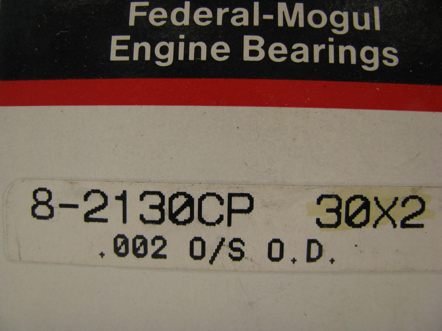 Federal Mogul 2130CP-30X2 Connecting Rod Bearings (Use In .002 O/S Rod Bore)