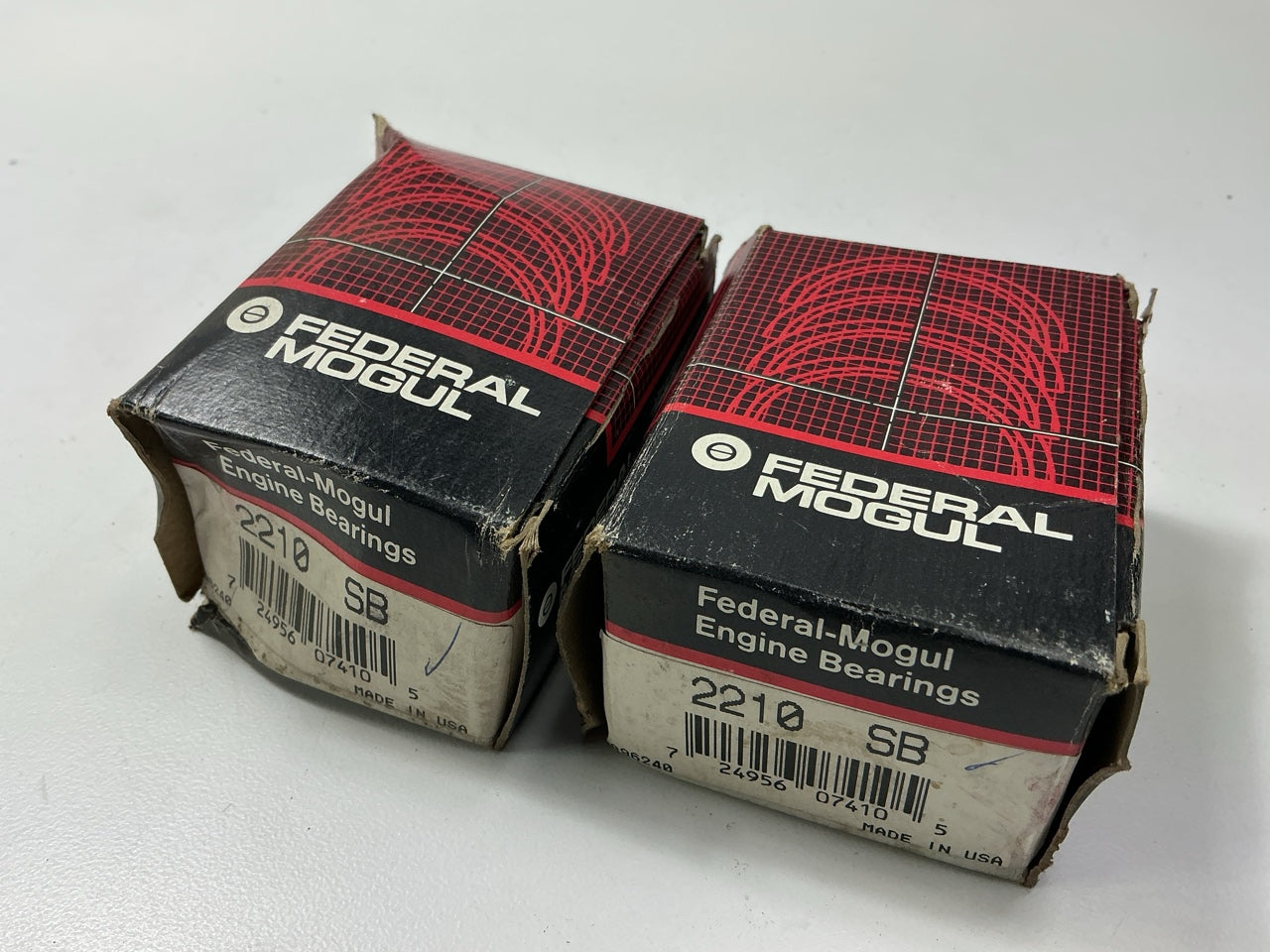 (2) Federal Mogul 2210SB Connecting Rod Bearings For John Deere 320 330 420 430
