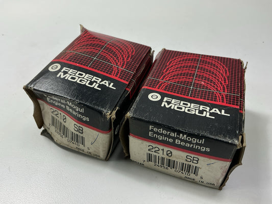 (2) Federal Mogul 2210SB Connecting Rod Bearings For John Deere 320 330 420 430