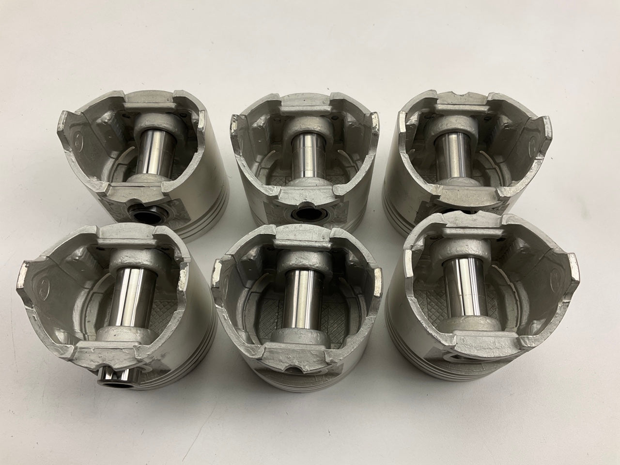 (6) Federal Mogul LC244P-060 Pistons .060'' For 1960-1985 Chrysler 170 198 225 L6