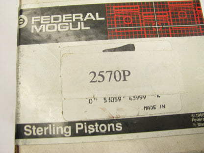 Federal Mogul 2570P Engine Piston - Standard For Onan CCK CCKA CCKB VB 16-20 HP