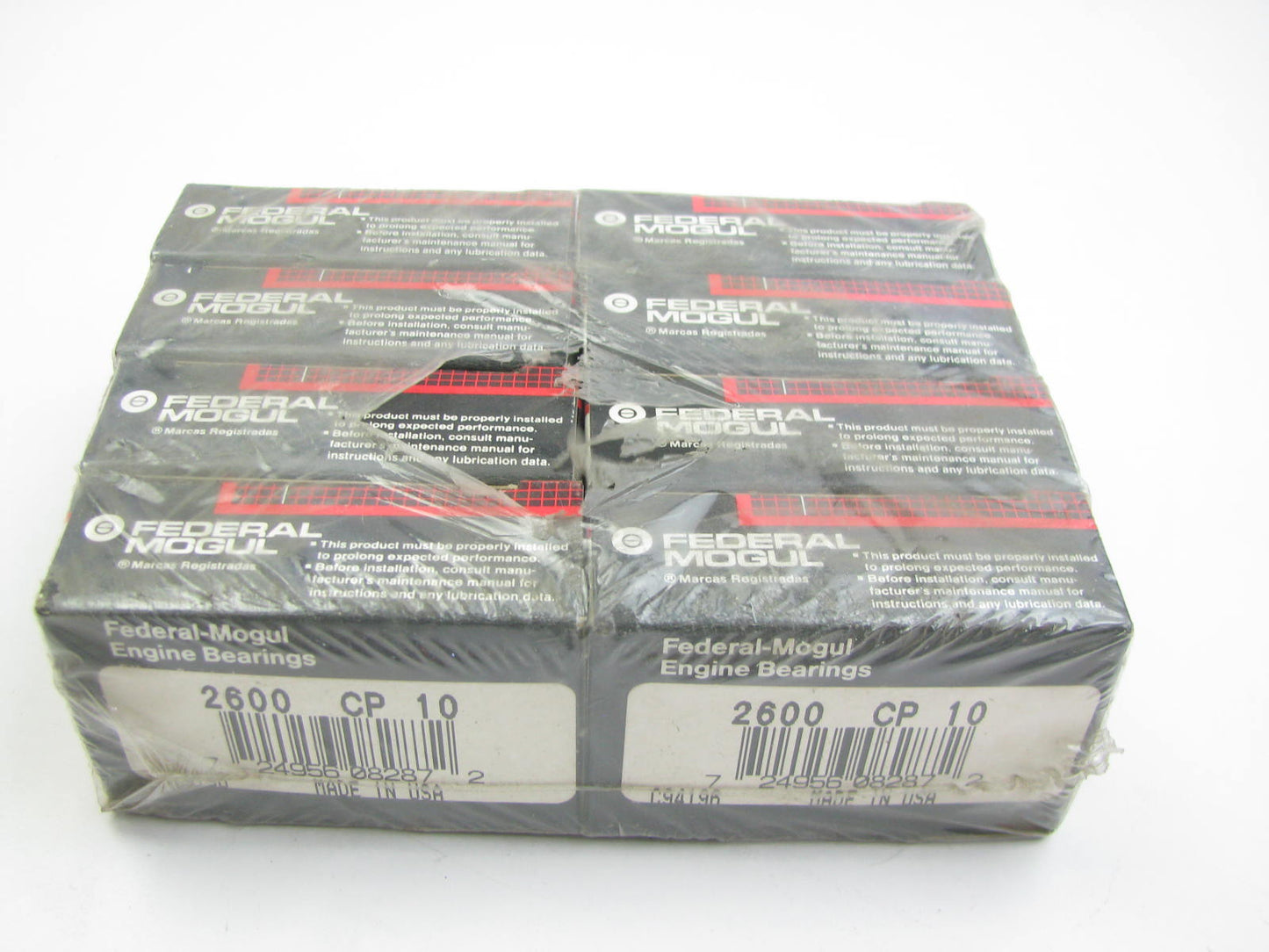 (8) Federal 2600CP-10 Connecting Rod Bearings .010'' 1965-2001 Ford 255 289 302