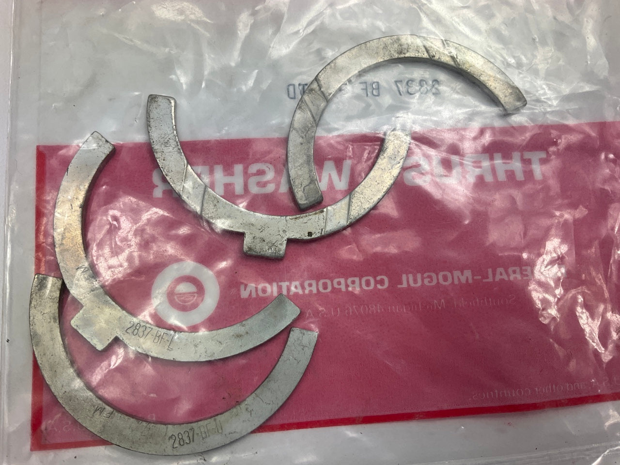 Federal Mogul 2837BF Thrust Washers For 1953-1970 Fiat 1100 1089cc 1.1L Engine