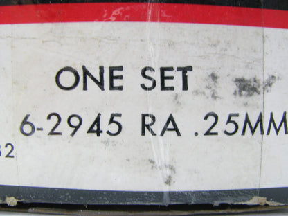 (6) Federal 2945RA-25MM Connecting Rod Bearings .25mm Opel 2473cc 2586cc 2605cc