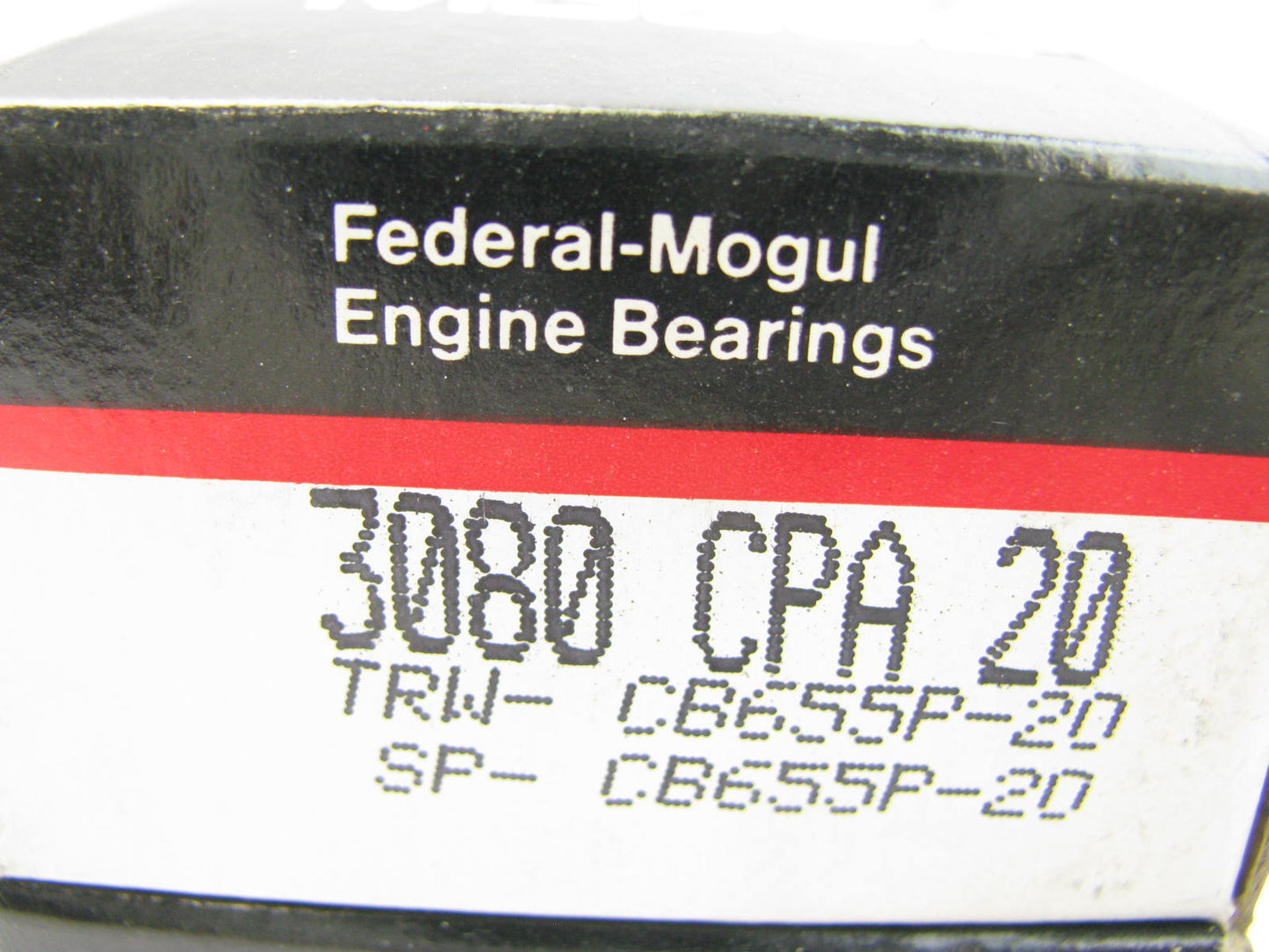 (4) Federal 3080CPA-20 Connecting Rod Bearings .020'' For G148B G164 G188B G188D