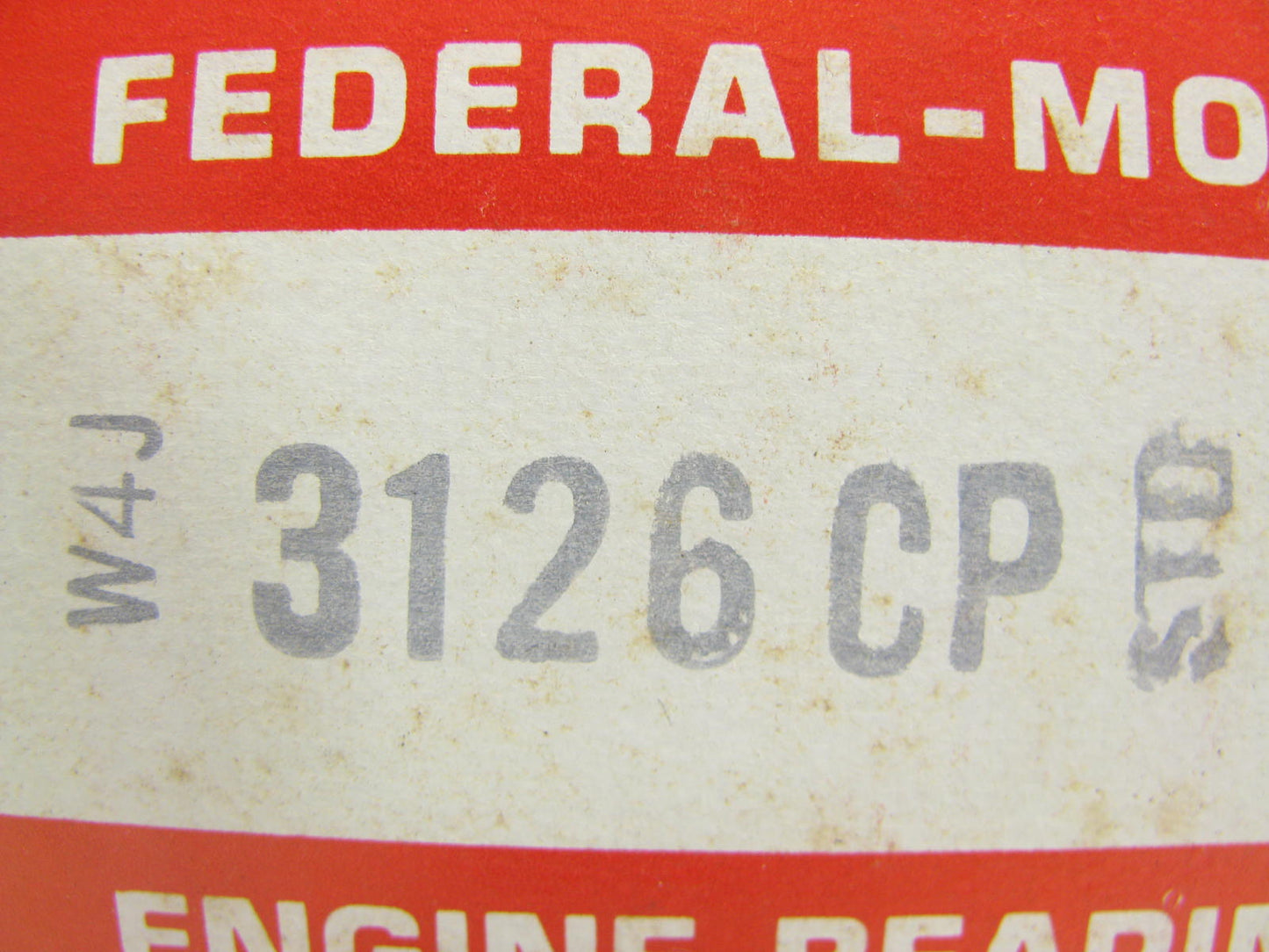 (6) Federal Mogul 3126CP Engine Main Bearing - Standard For John Deere 3010D