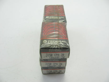 Federal Mogul 3150CPA 0.020'' SIZE Rod Bearings - Ford 240 300 4.9L I6 Truck