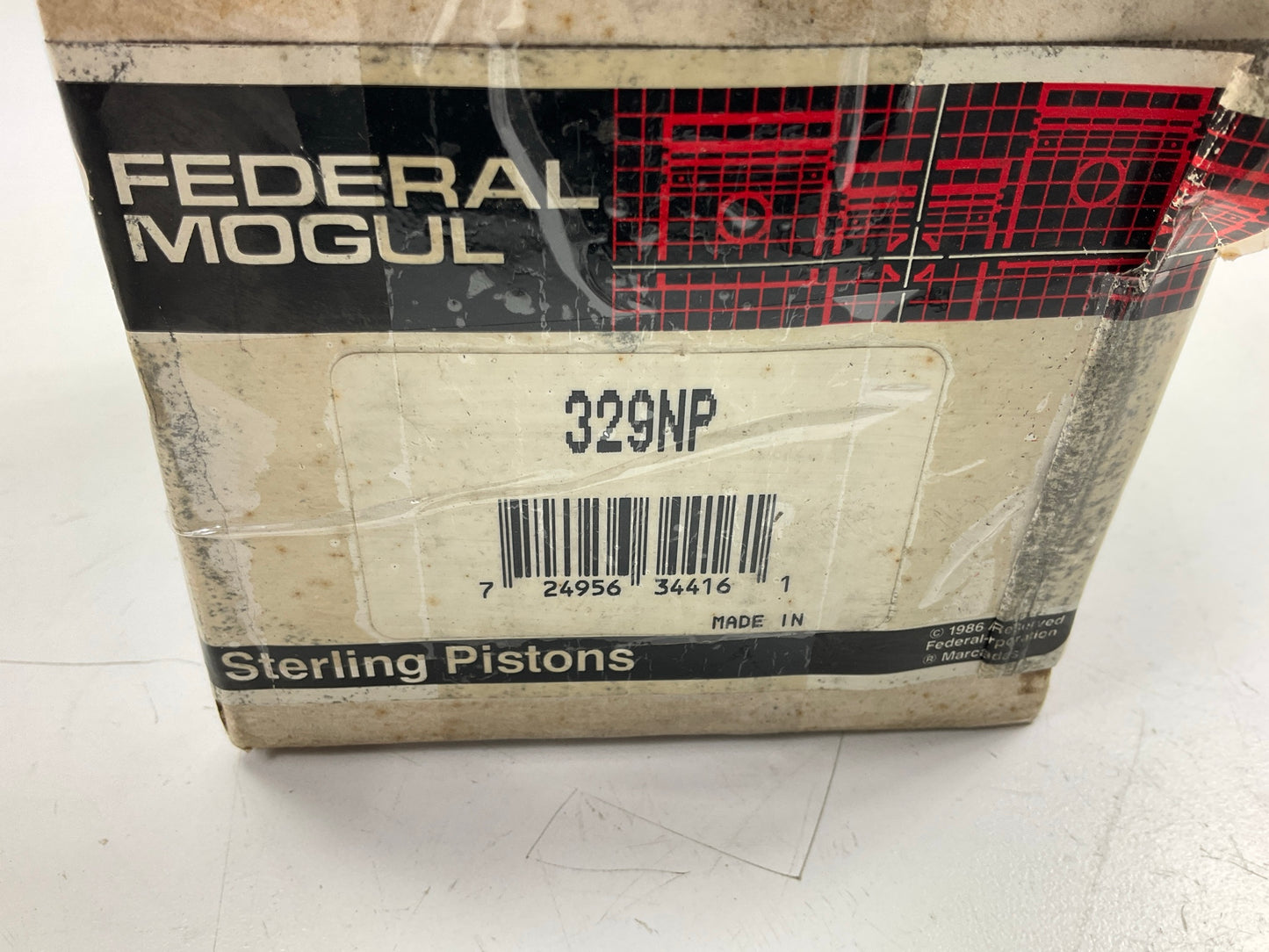 Federal Mogul 329NP Engine Piston - Standard 1968-1978 Ford Truck 330-V8