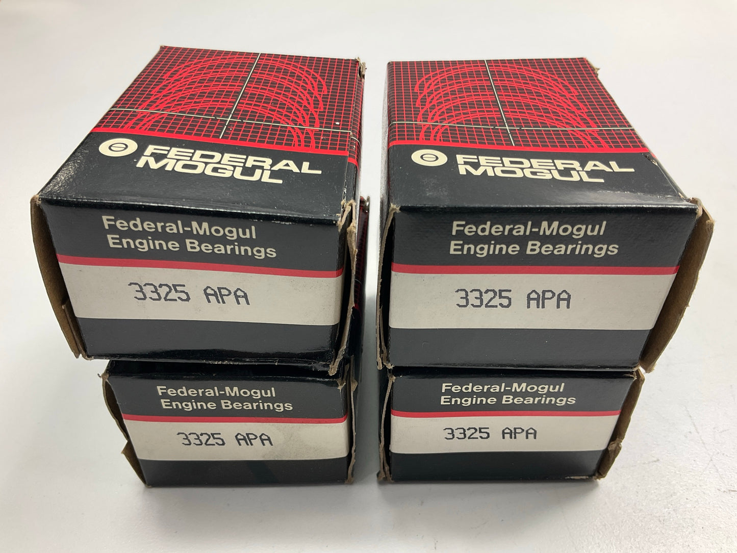 (4) Federal Mogul 3325APA Connecting Rod Bearings STD For John Deere 135 152 164