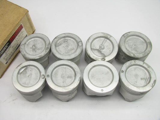 1968-1980 Oldsmobile Olds 350-V8 Engine Pistons STANDARD SIZE Federal Mogul 332N