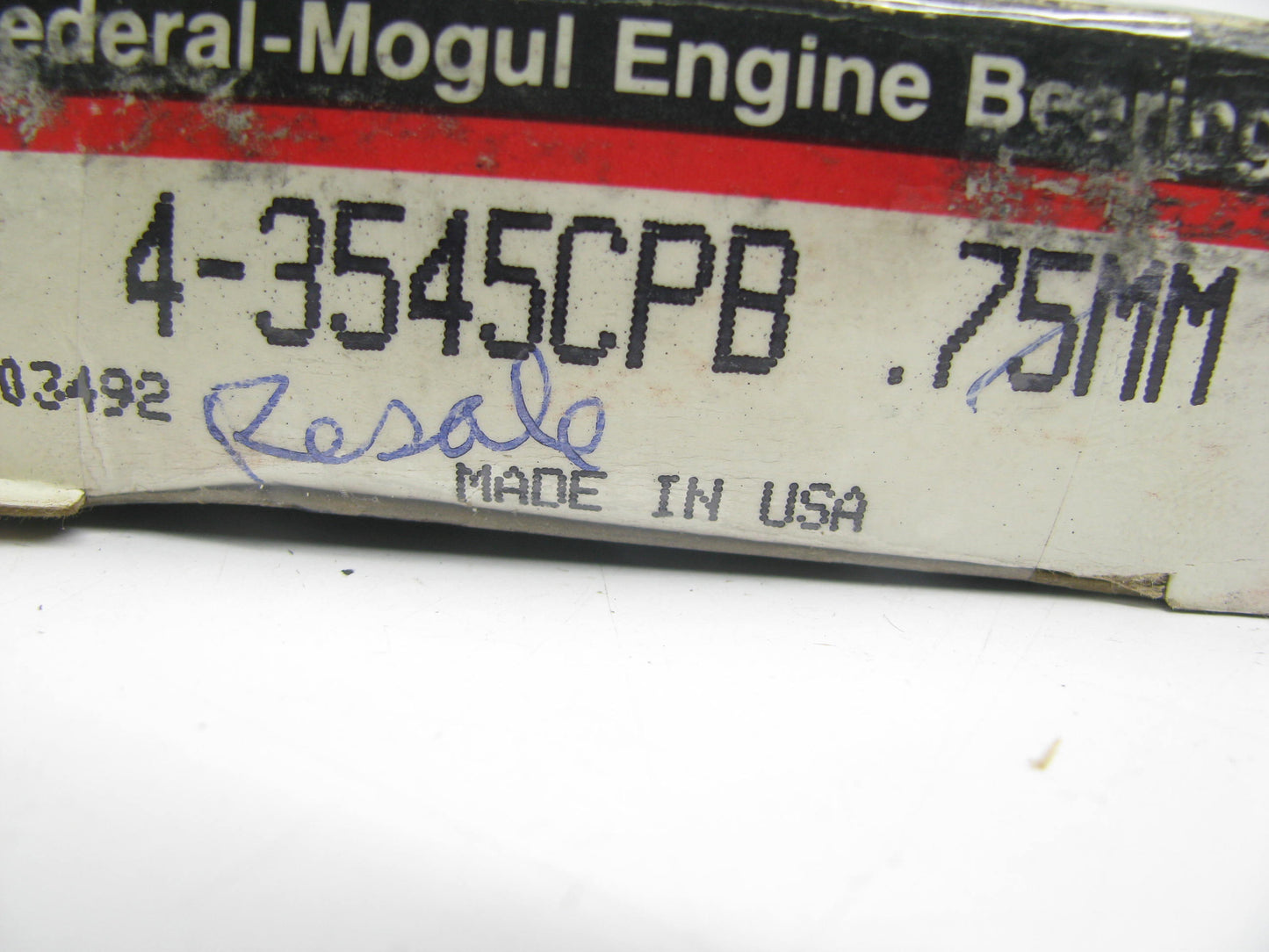 (4) Federal Mogul 3545CPB-75MM Connecting Rod Bearings .75mm 1975-97 Ford 2.3L