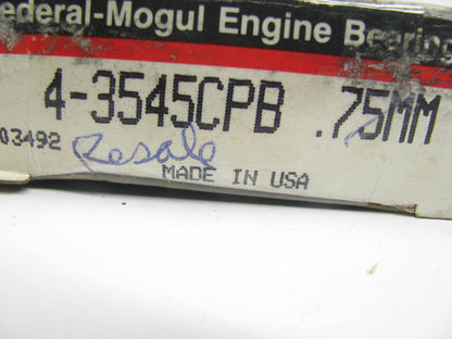 (4) Federal Mogul 3545CPB-75MM Connecting Rod Bearings .75mm 1975-97 Ford 2.3L