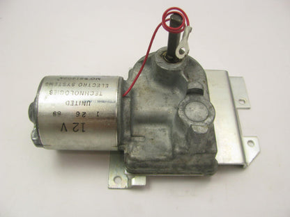 Vintage FEDERAL Signal-Stat 371 Rotating Beacon Lamp Light Electric Motor 12 V