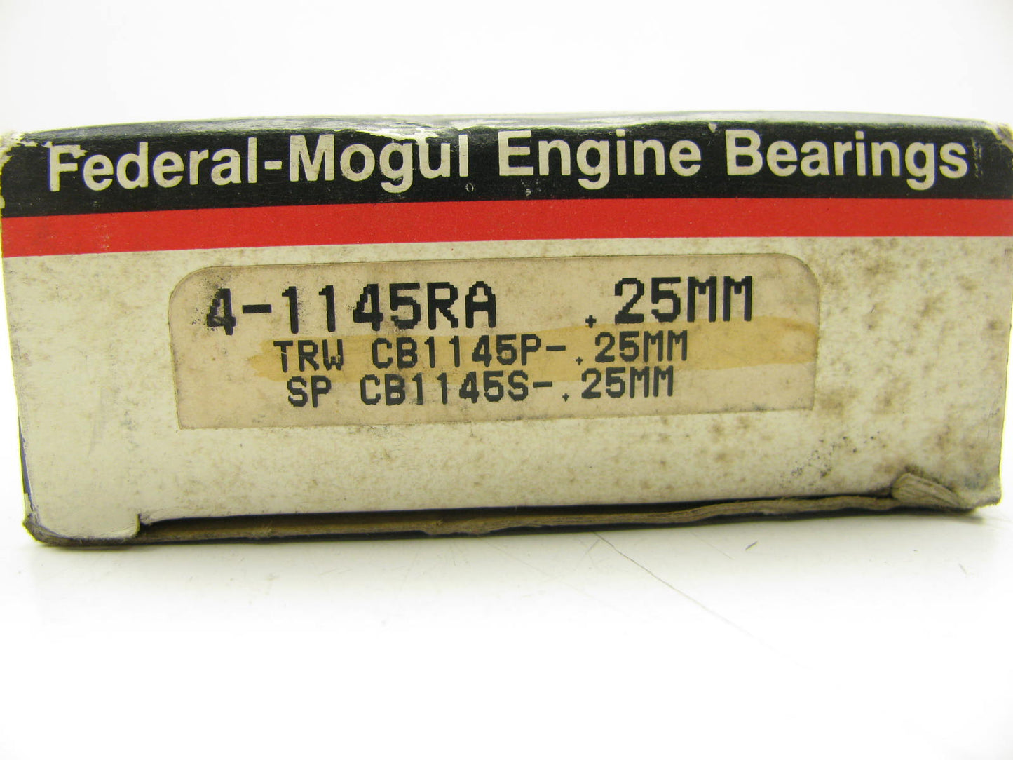 Federal Mogul 4-1145RA-25MM Connecting Rod Bearings .25mm 1985-88 Isuzu Geo 1.5L