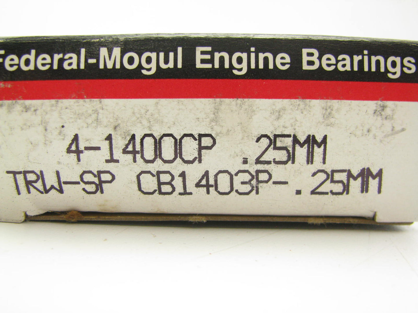 Federal Mogul 4-1400CP 25MM Connecting Rod Bearings .25mm 1987-96 Ford 1.9L