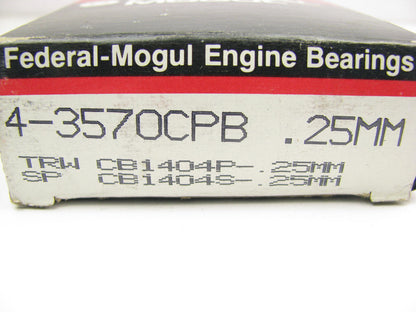 Federal 4-3570CPB-25MM Rod Bearings .25mm 1972-1993 GM Isuzu 1.8L 1.9L 2.3L