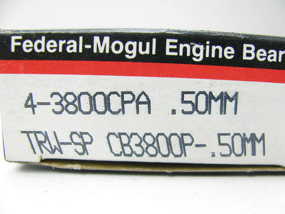 Federal 4-3800CPA-50MM Con Rod Bearings .50mm For 1981-1995 Chrysler 2.2L 2.5L